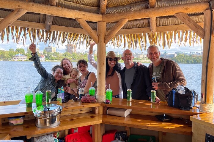 Lilo Floating Tiki Bar on the Ottawa River