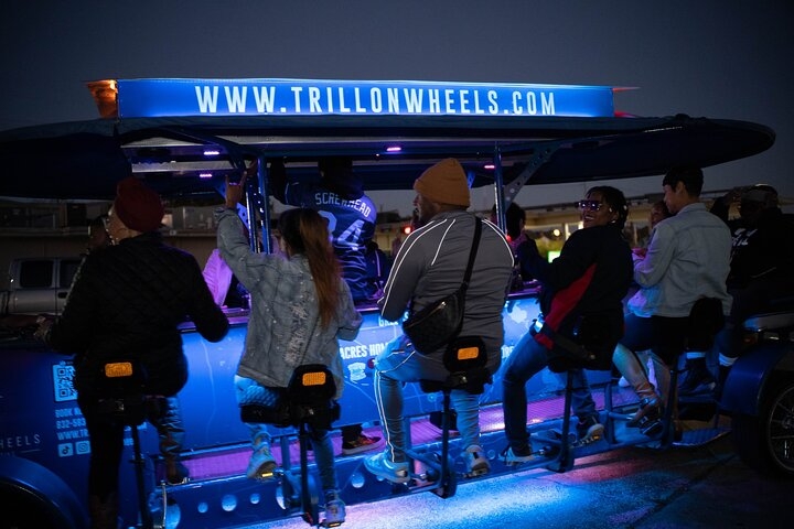 Trill On Wheels (2-Hour Hip-Hop Party Bike Tour in Houston)