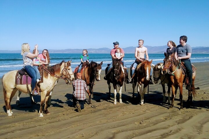 Private Horseback Beach and La Bufadora Shore Excursion