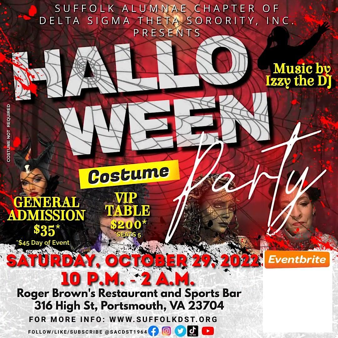 Halloween Costume Party
Sat Oct 29, 10:00 PM - Sun Oct 30, 2:00 AM
in 10 days