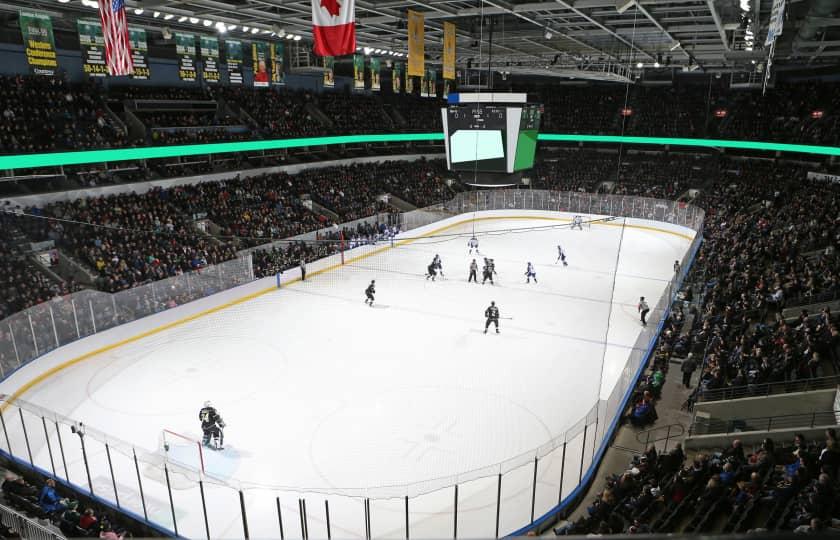 Owen Sound Attack at Sudbury Wolves