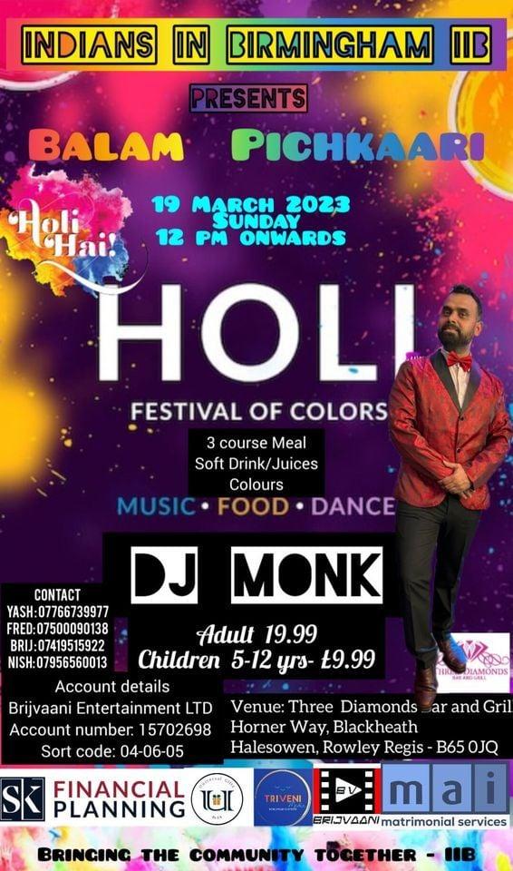 Holi in Birmingham