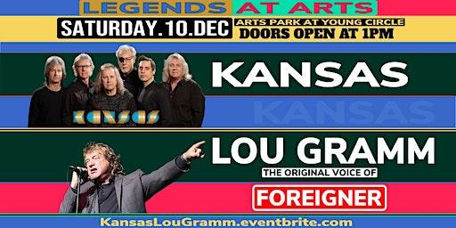 Kansas and Lou Gramm at ArtsPark in Hollywood, FL