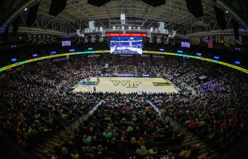 North Carolina Tar Heels at Wake Forest Demon Deacons Basketball