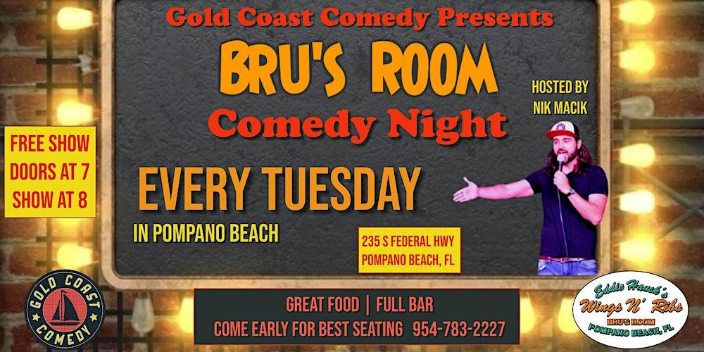 Bru's Room Pompano Comedy Night