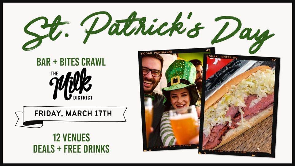 St. Paddy's Day Bar + Bites Crawl