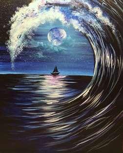 Moonlit Wave