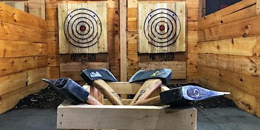 Axe Throwing: Blood Brothers & Dads in Action