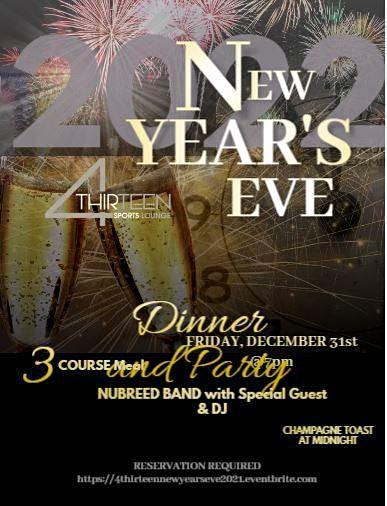 4Thirteen Sports Lounge New Year's Eve Party - New Year at Dallas