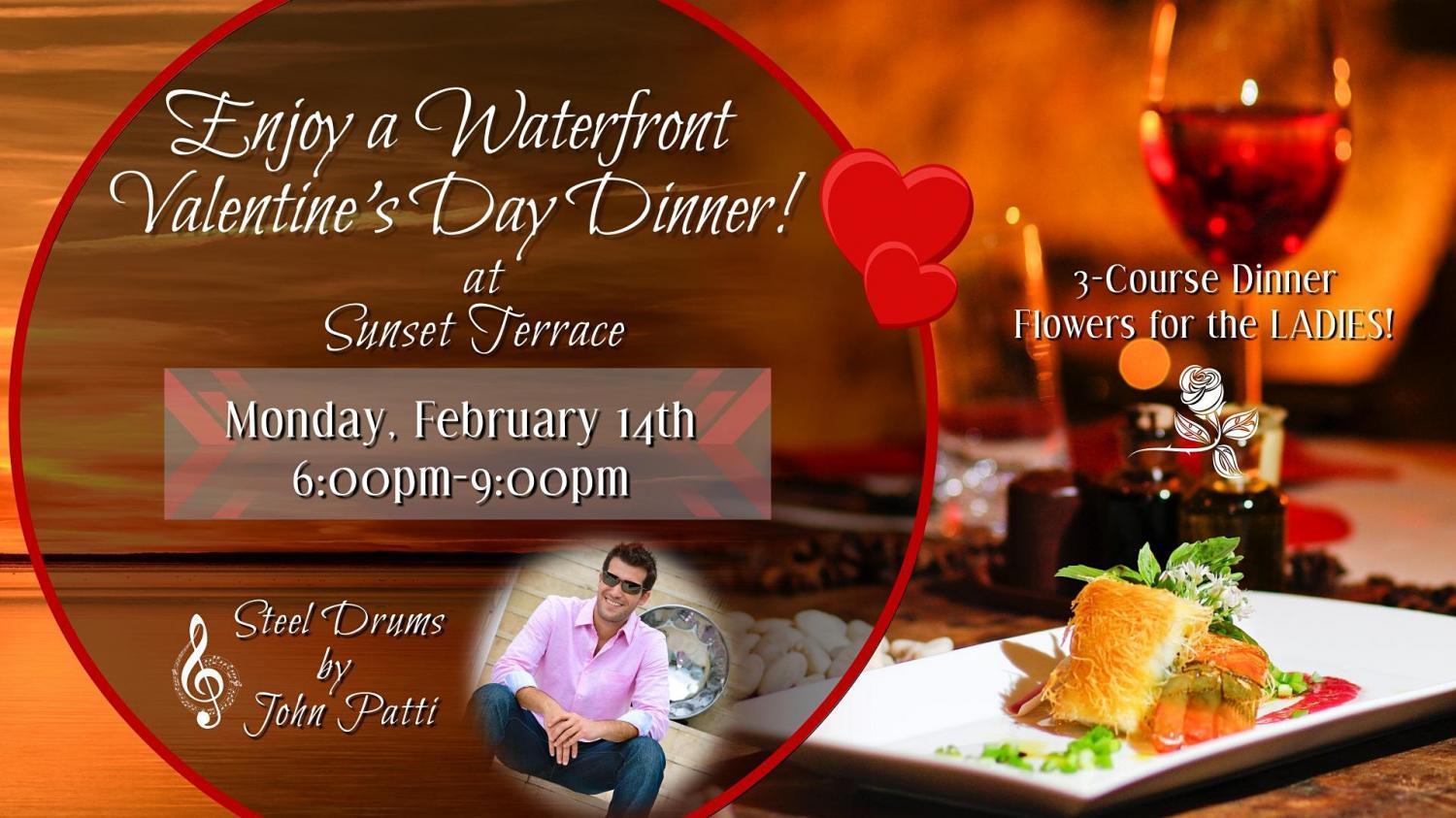 Valentine's Day VIP Dinner at Sunset Terrace at The Lighthouse Grill