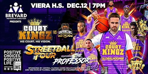 COURT KINGZ  VS  ENFORCERS FEAT GLOBAL STREET BALL LEGEND THE PROFESSOR