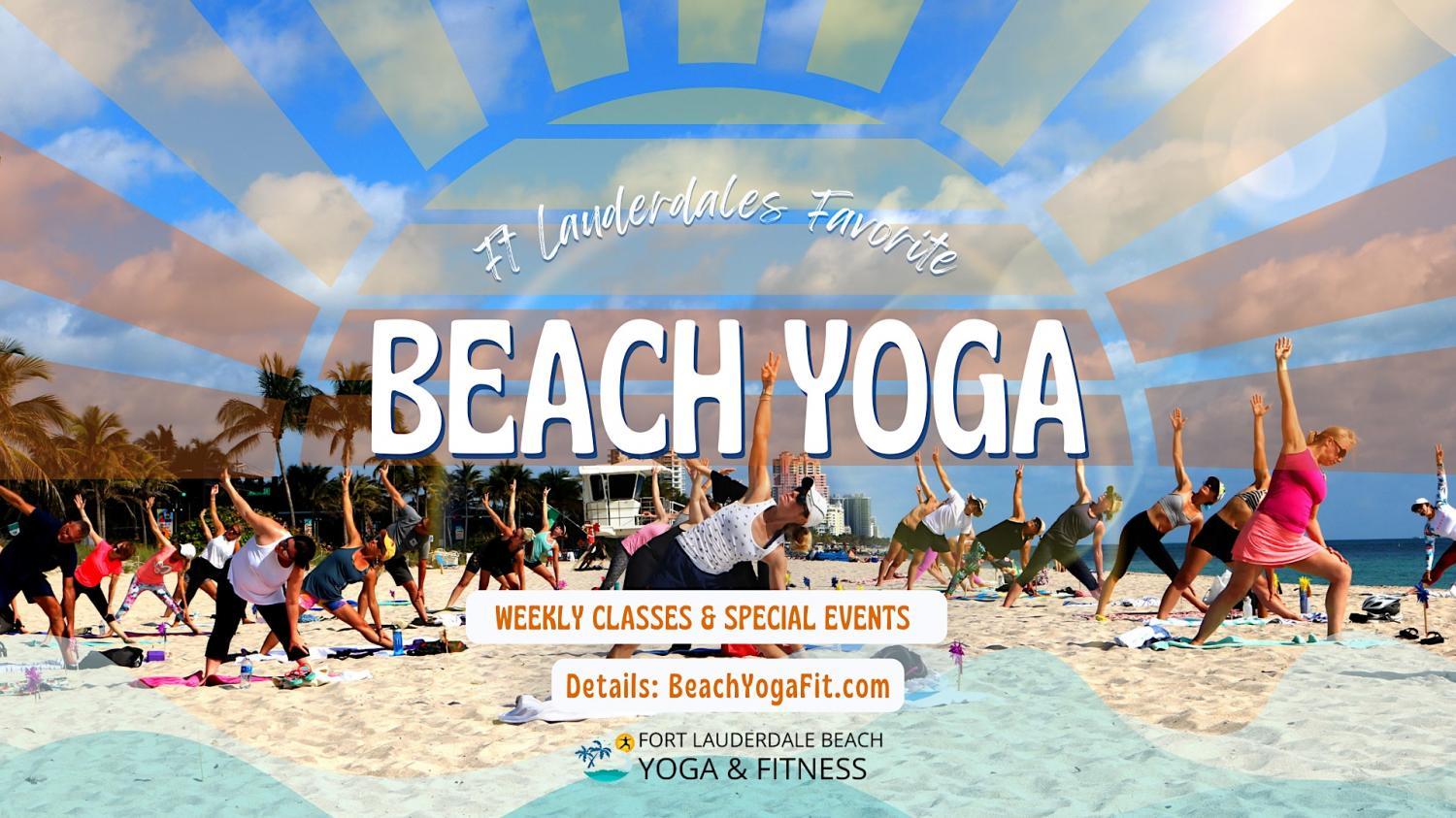 Wednesday Beach Yoga Fit | Good Vibes by the Tides since 2008