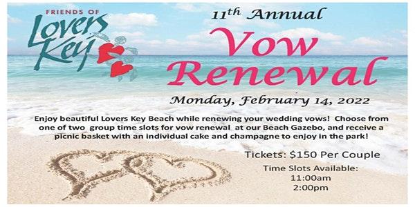 11th Annual Lovers Key Vow Renewal