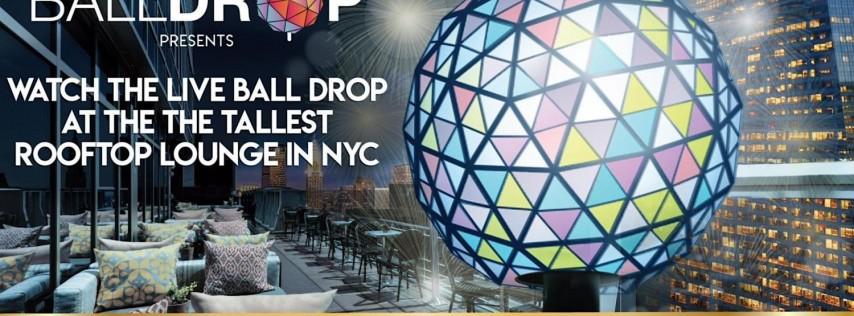 Hyatt Centric Bar 54 Rooftop Times Square NYE Ball Drop Celebration