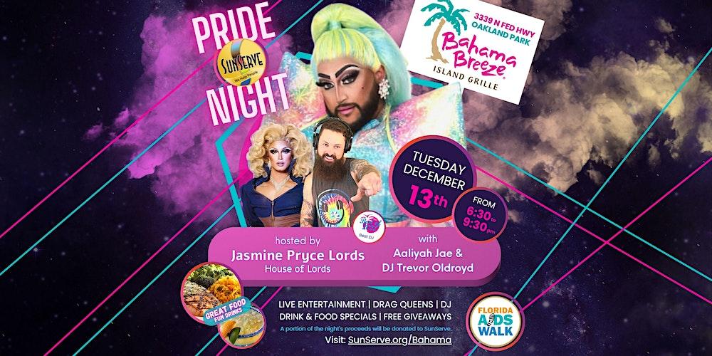 SunServe's Pride Night at Bahama Breeze