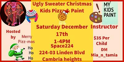 Ugly Sweater Kids Pizza and Paint