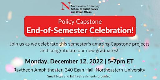 Policy Capstone End-of-Semester Celebration!