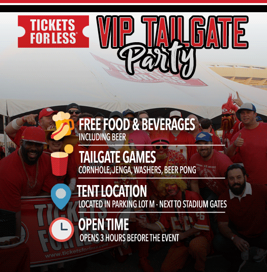 VIP Tailgate Party: Kansas City Chiefs vs. Cincinnati Bengals