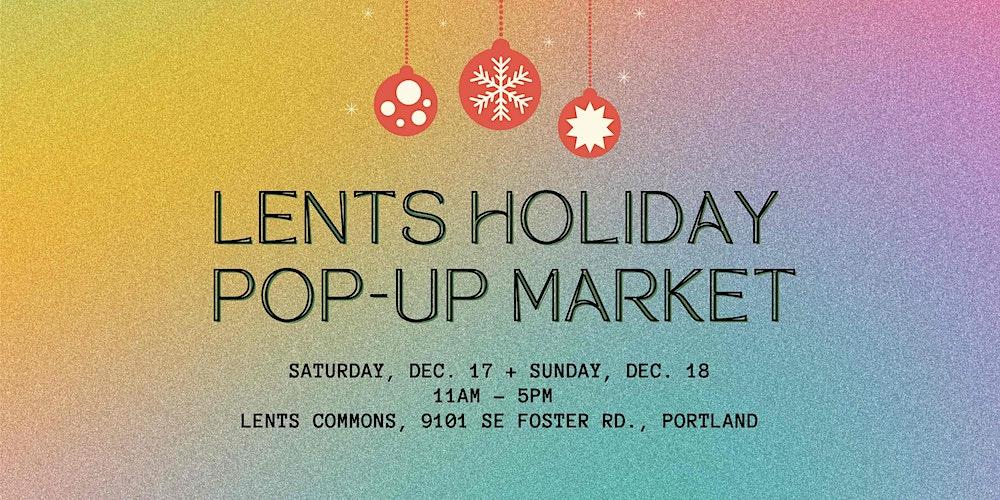 Lents Holiday Pop-up Market