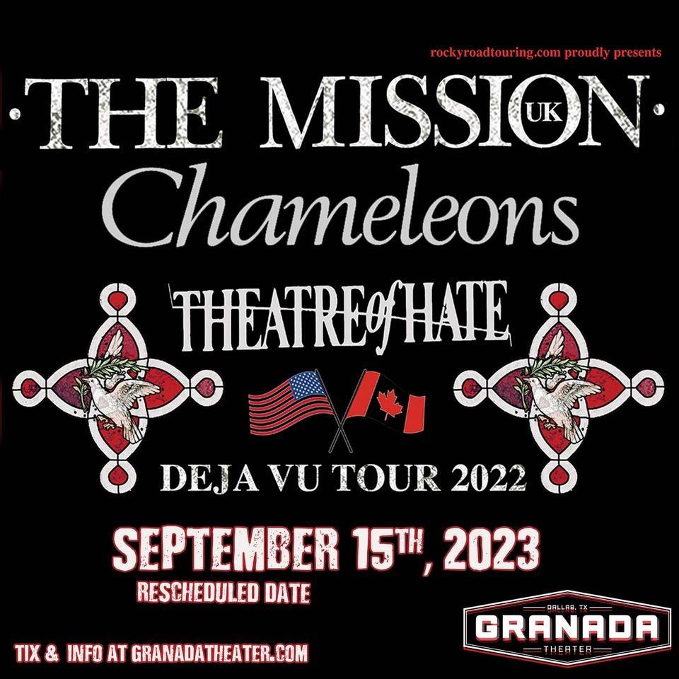 The Mission UK with Chameleons & Theatre of Hate