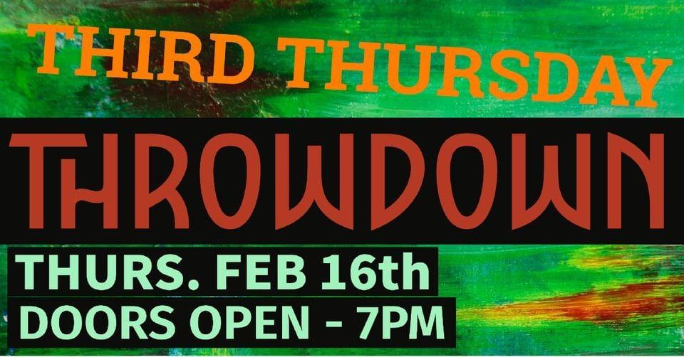 THIRD THURSDAY THROWDOWN