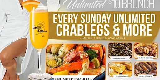 KOD ATLANTA’S SUNDAY BRUNCH, $10 UNLIMITED CRAB LEGS & SOUL FOOD