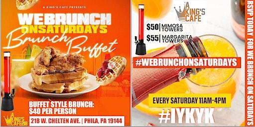 WE BRUNCH ON SATURDAYS