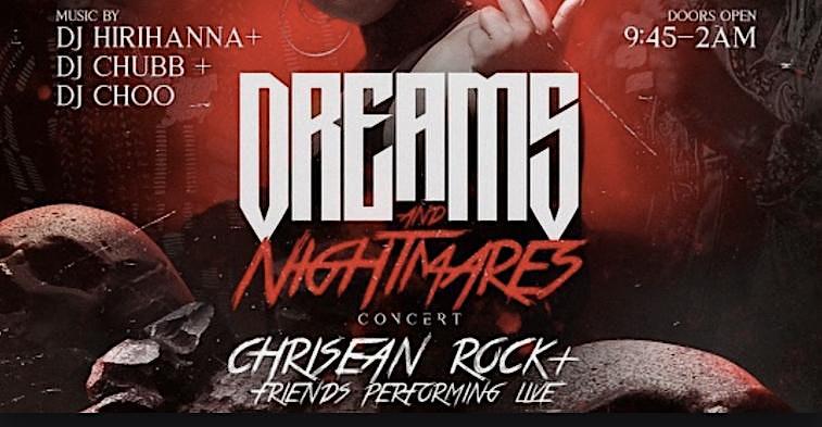 Chrisean Rock - Dreams & Nightmares
Fri Oct 21, 7:00 PM - Sat Oct 22, 2:00 AM
in 2 days