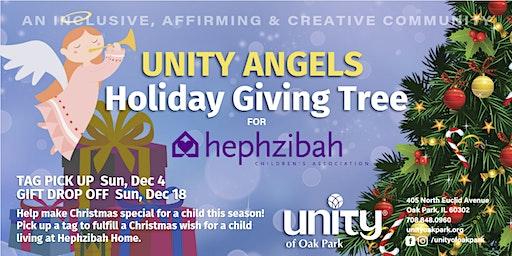 Unity Angels Holiday Giving Tree for Hephzibah