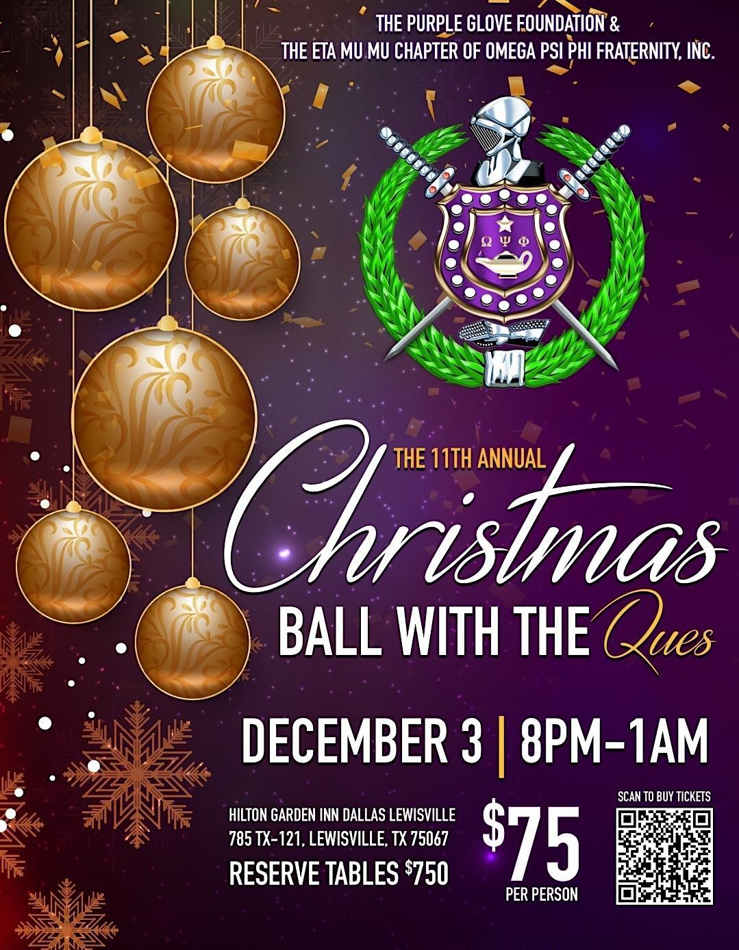 11th Annual Scholarship Gala - Christmas with the Ques
Sat Dec 3, 8:00 PM - Sun Dec 4, 1:00 AM
in 43 days