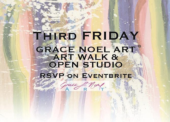 Third Friday: ART WALK AND OPEN STUDIO | Grace Noel Art
Fri Dec 16, 11:00 AM - Fri Dec 16, 4:00 PM
in 42 days