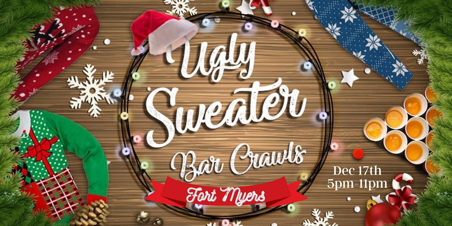 2nd Annual Ugly Sweater Bar Crawl: Fort Myers
Sat Dec 17, 5:00 PM - Sat Dec 17, 11:00 PM
in 43 days