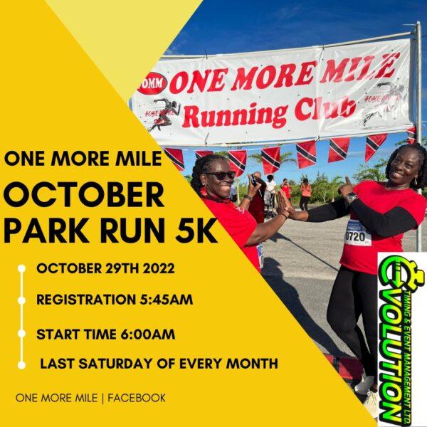 One More Mile October Park Run 5K