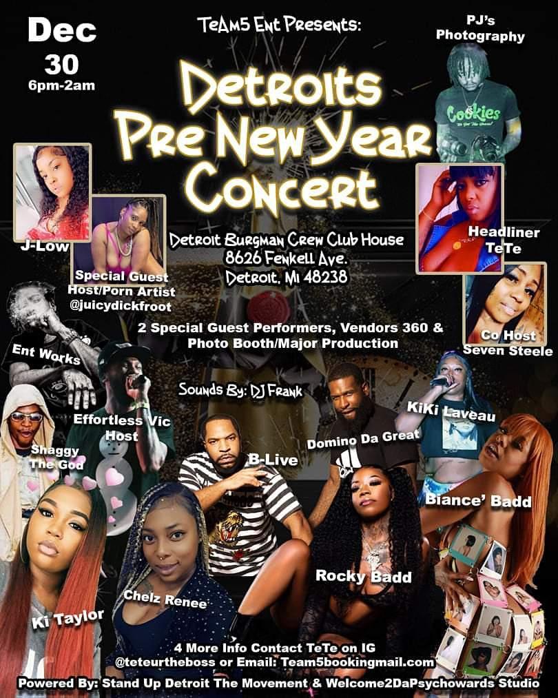 Detroits First Annual Pre New Years Concert