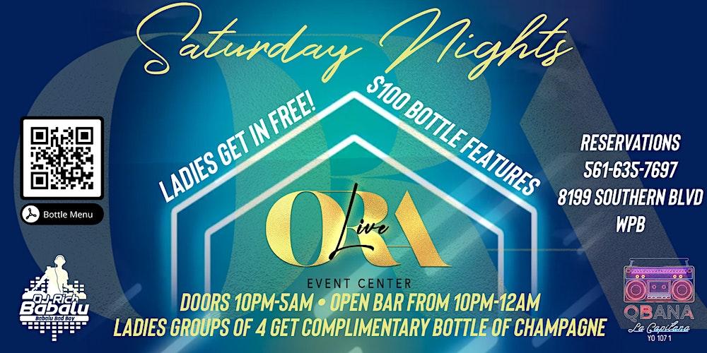 ORA LIVE ALL STAR SATURDAYS