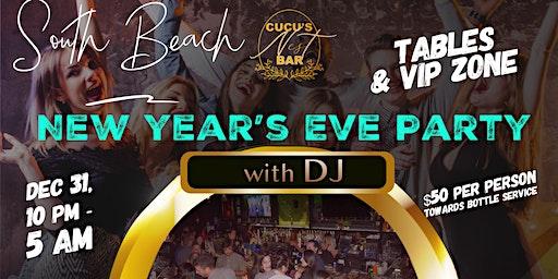 Cucu's Nest New Year's Eve Party on South Beach w Bottle Service & DJ