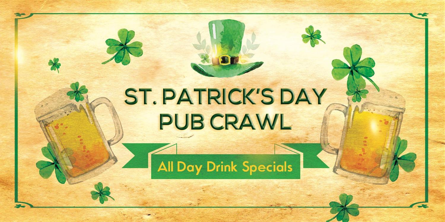 Dallas St Patrick’s Day Pub Crawl & Block Party!!