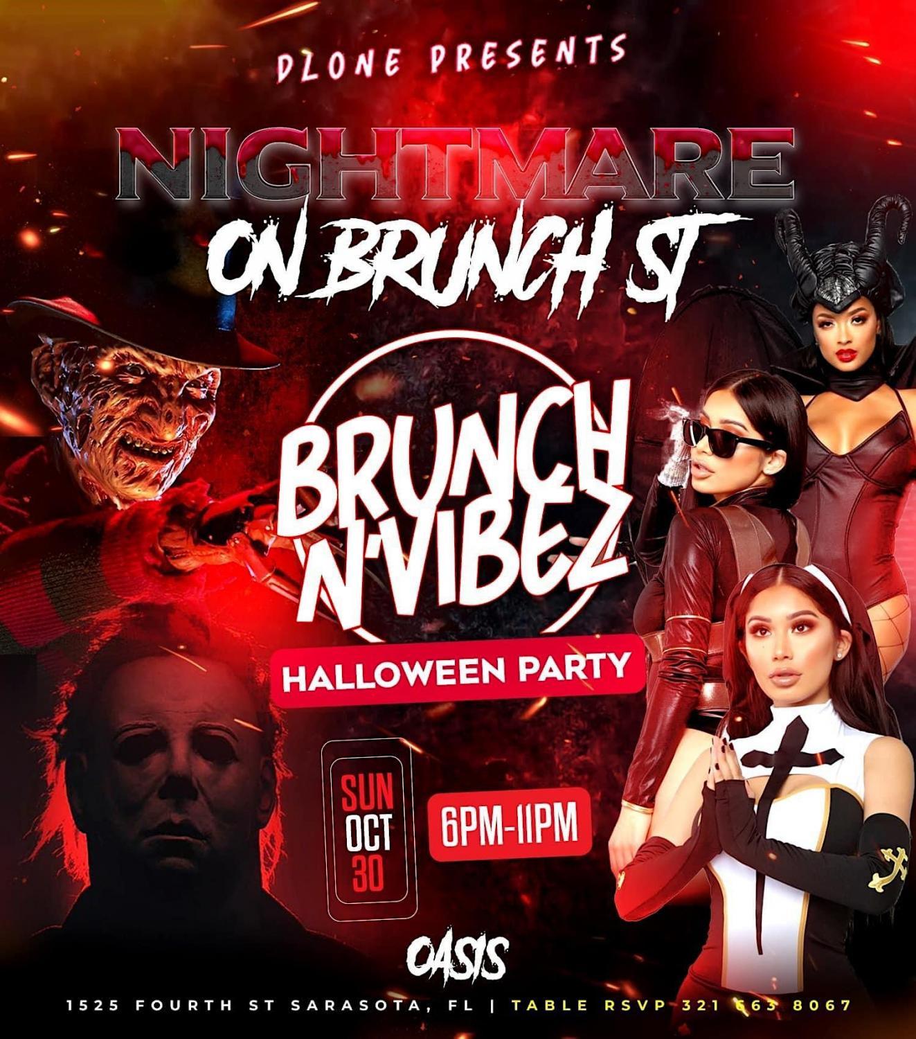 Brunch n Vibez Nightmare on Brunch ST
Sun Oct 30, 7:00 PM - Sun Oct 30, 7:00 PM
in 10 days