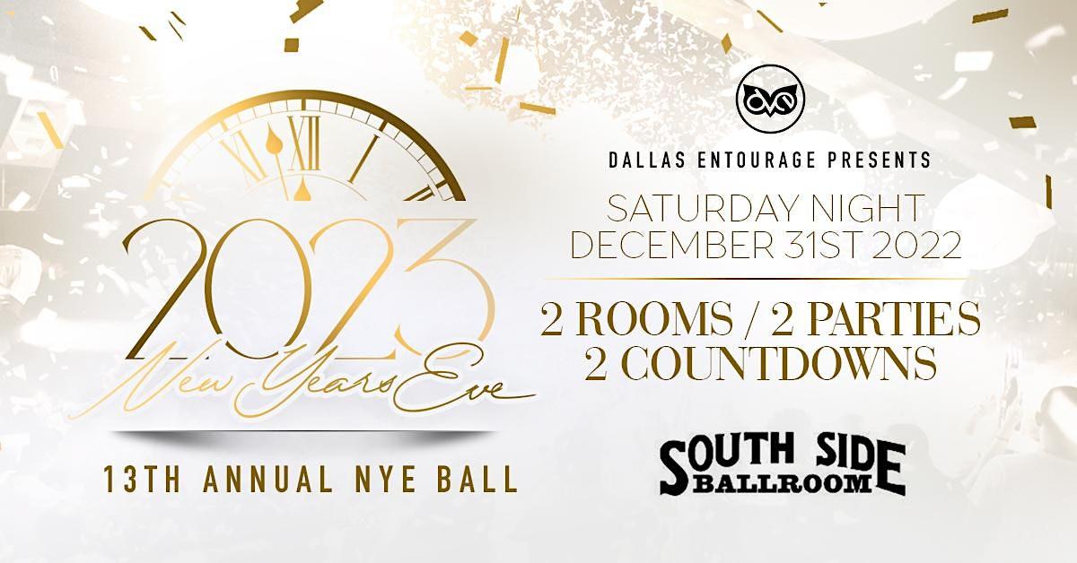 Dallas NYE Ball (13th Annual)
Sat Dec 31, 8:00 PM - Sun Jan 1, 2:00 AM
in 71 days