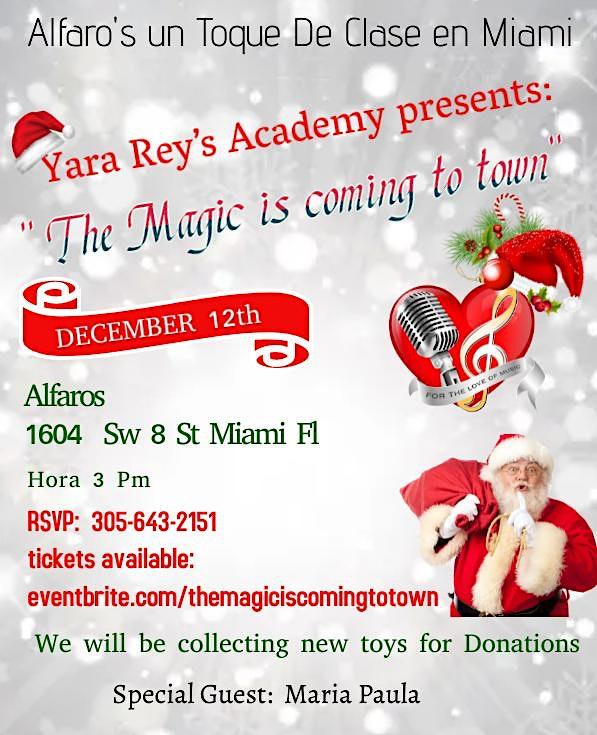 The Magic is coming to town
Mon Dec 12, 3:00 PM - Mon Dec 12, 8:00 PM
in 38 days