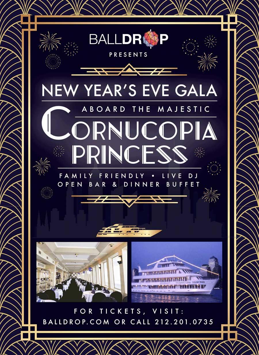 New year's eve GALA ---Cornucopia Princess Yacht NYE