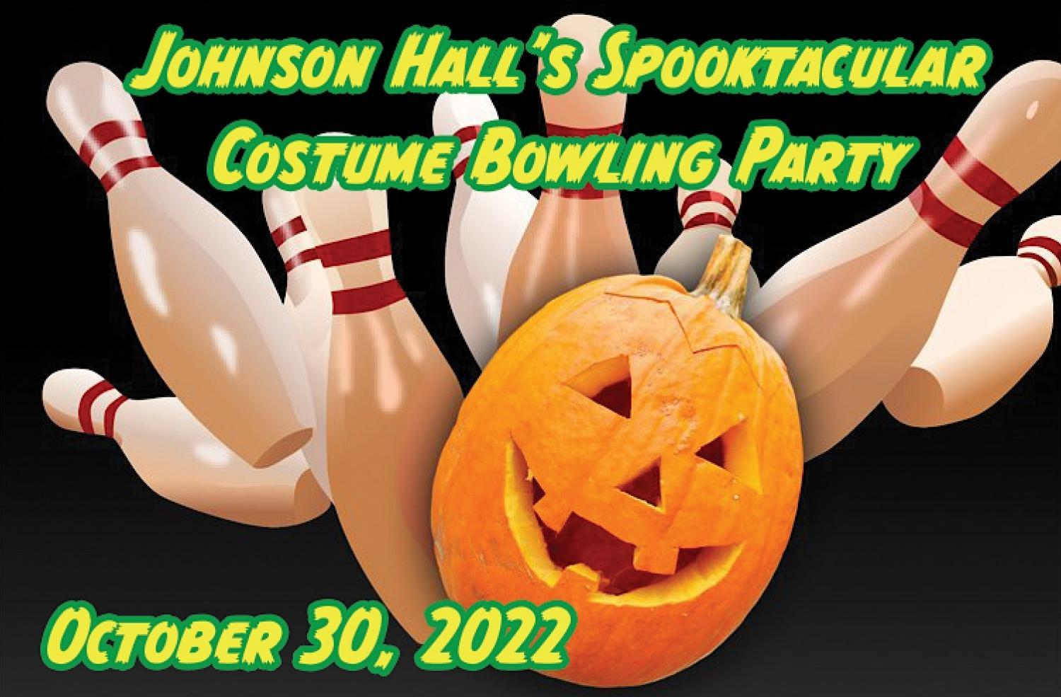 Johnson Hall Spooktacular Costume Bowling Party
Sun Oct 30, 6:00 PM - Sun Oct 30, 7:30 PM
in 11 days