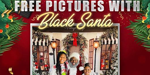 Free Pictures With Black Santa DFW