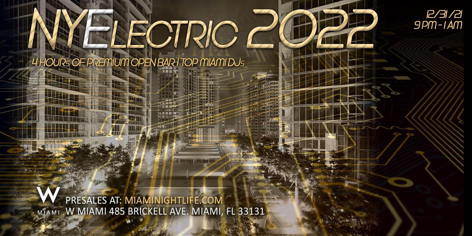 2022 W Hotel Miami New Year's Eve Party