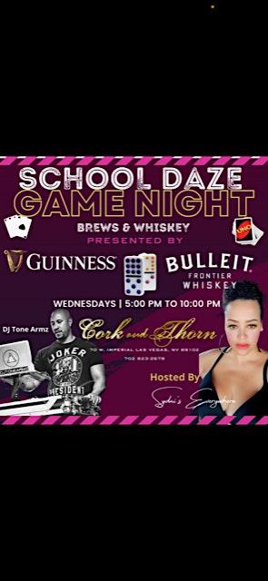 School Daze Game Night