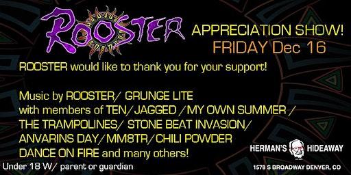 Rooster and Friends Appreciation Show