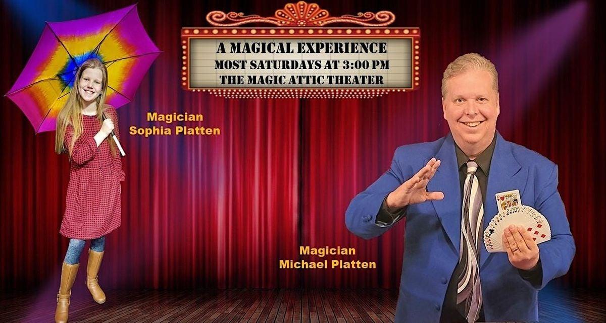 The Magic Attic Theater presents Magicians Michael   &amp; Sophia Platten