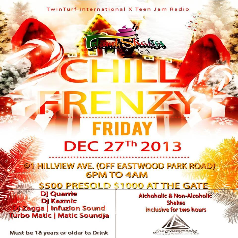 Island Shake Jamaica "CHILL FRENZY"