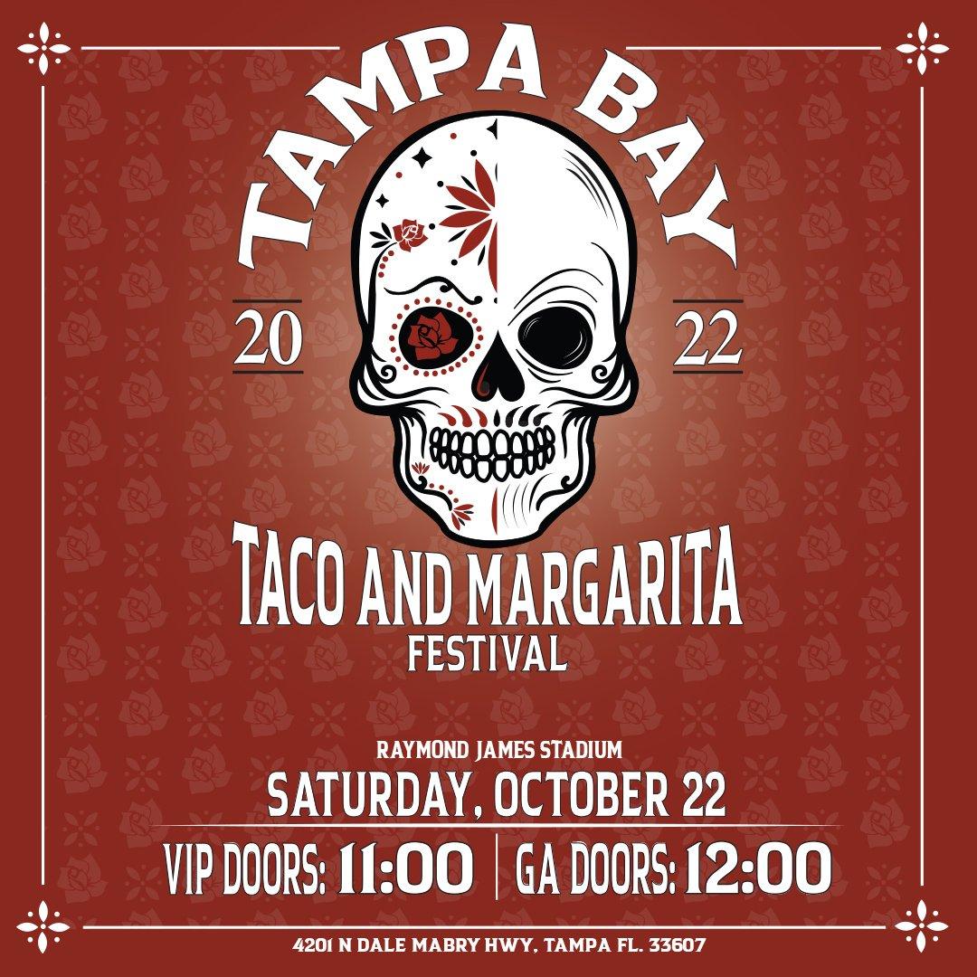 Tampa Bay Taco & Margarita Festival 2022
Sat Oct 22, 10:00 AM - Sat Oct 22, 5:00 PM
in 2 days