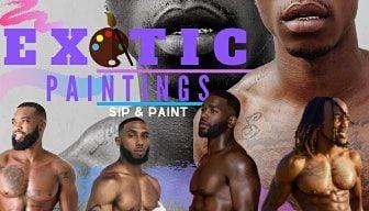 Los Angeles Exotic Paintings Male Model Sip &amp; Paint BYOB!!